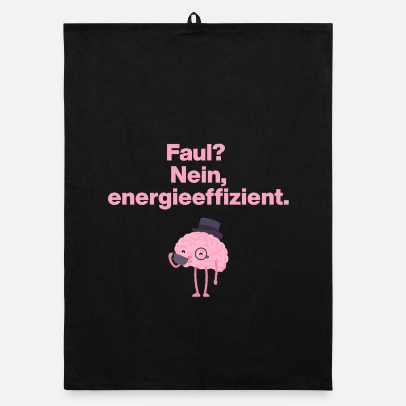 FAUL? Nein, energieeffizient!​ Organic Geschirrtuch