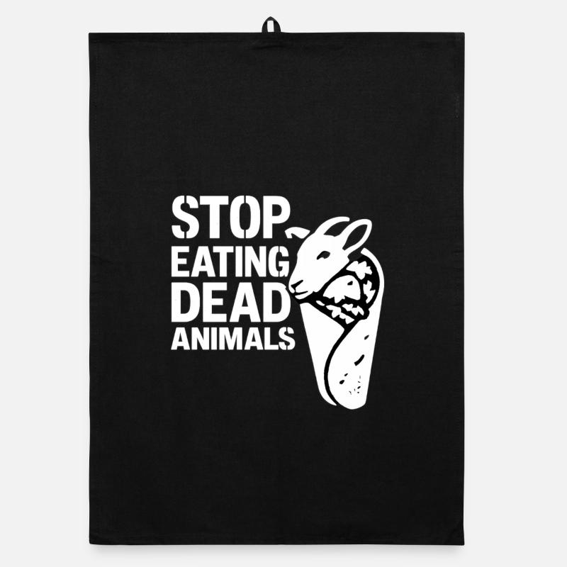 Stop Eating Dead Animals – Tierschutz Organic Geschirrtuch