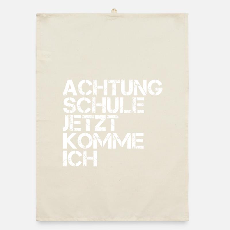 Attention école, j’arrive Torchon bio