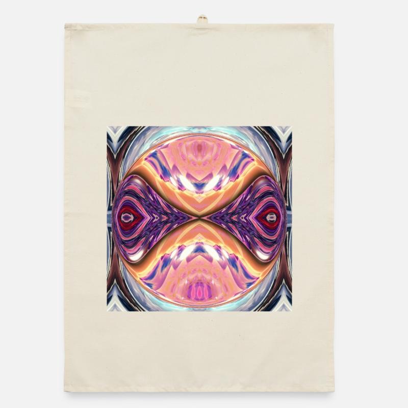 Explosion de couleur de l’Orbe Kaléidoscope Torchon bio