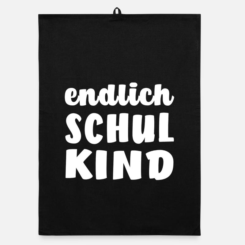 Endlich Schulkind Organic Geschirrtuch