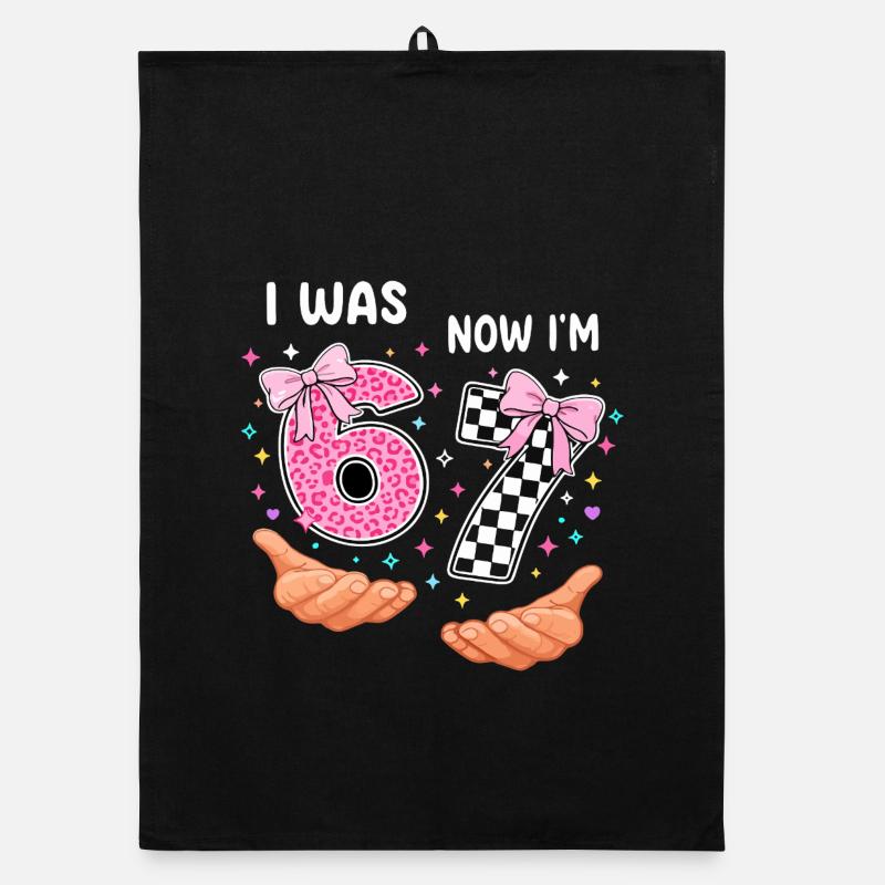 J’avais 6 ans, maintenant j’en ai 7 - sept ans Torchon bio