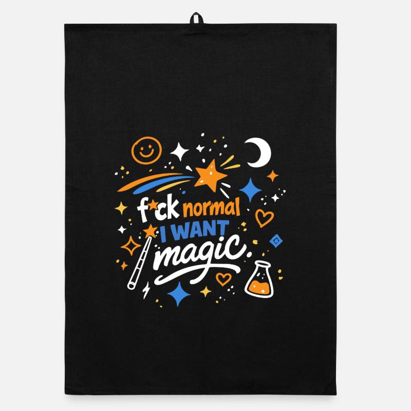 Magie au lieu de normalité Torchon bio
