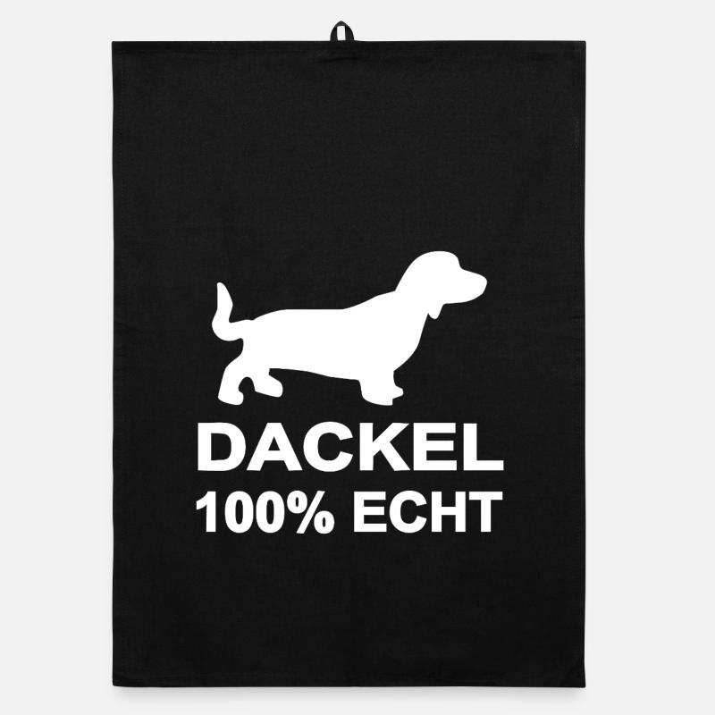 Dackel Organic Geschirrtuch