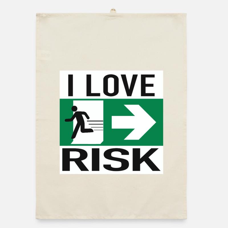 J’adore le signe de risque Torchon bio