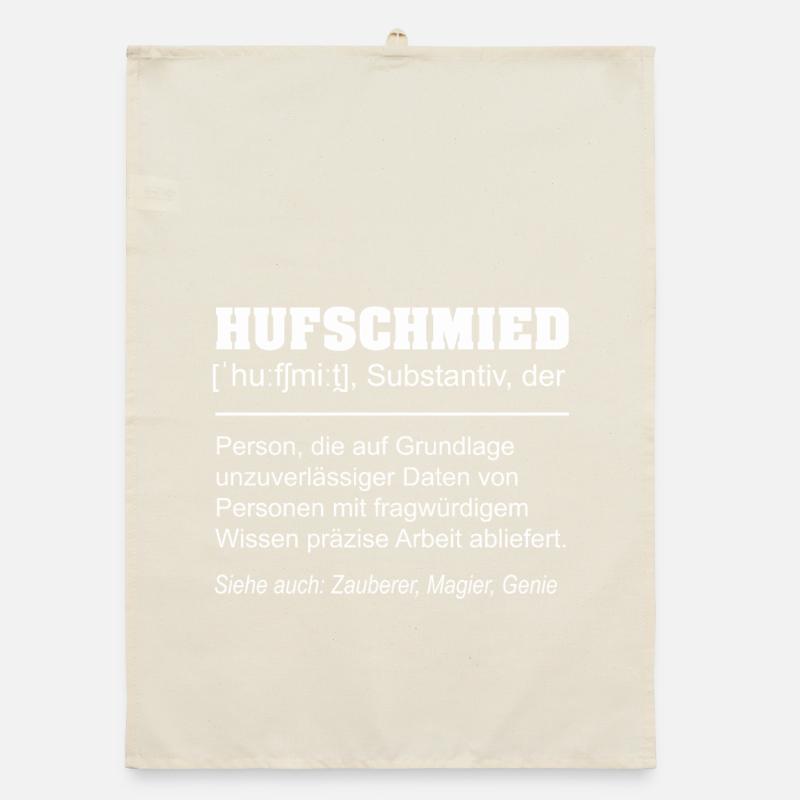 Définition du maréchal-ferrant : Drôle Torchon bio