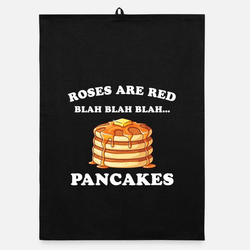Roses are red – Pancakes Organic dish towel
