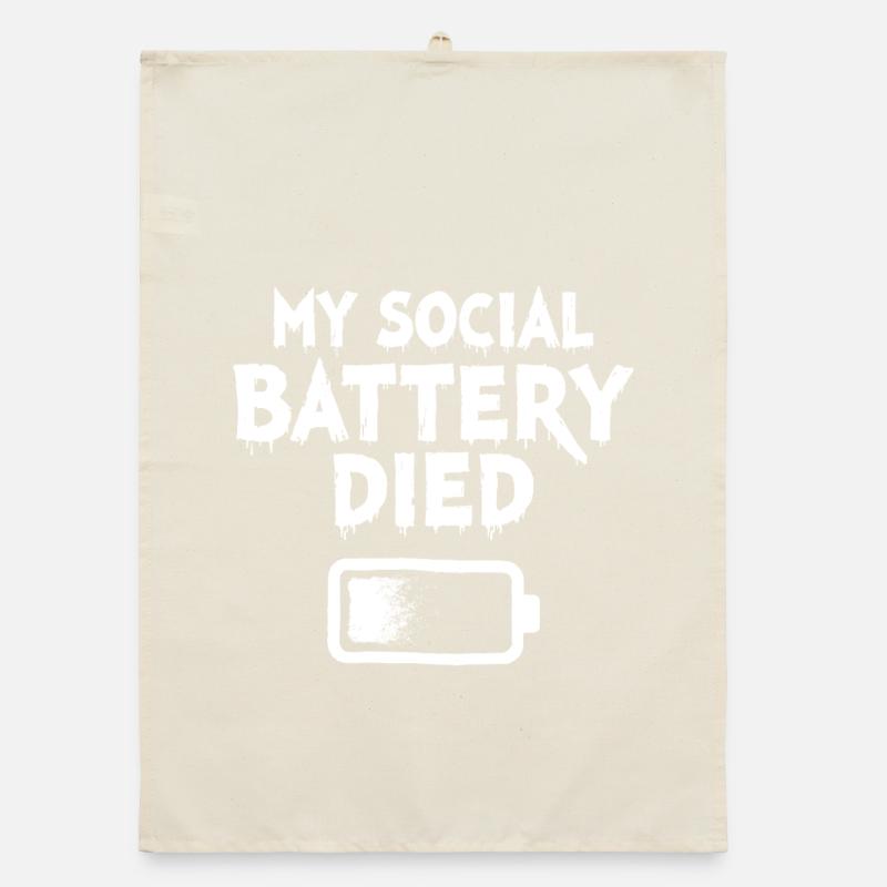 Déclaration d’introverti sur ma batterie sociale est morte Torchon bio