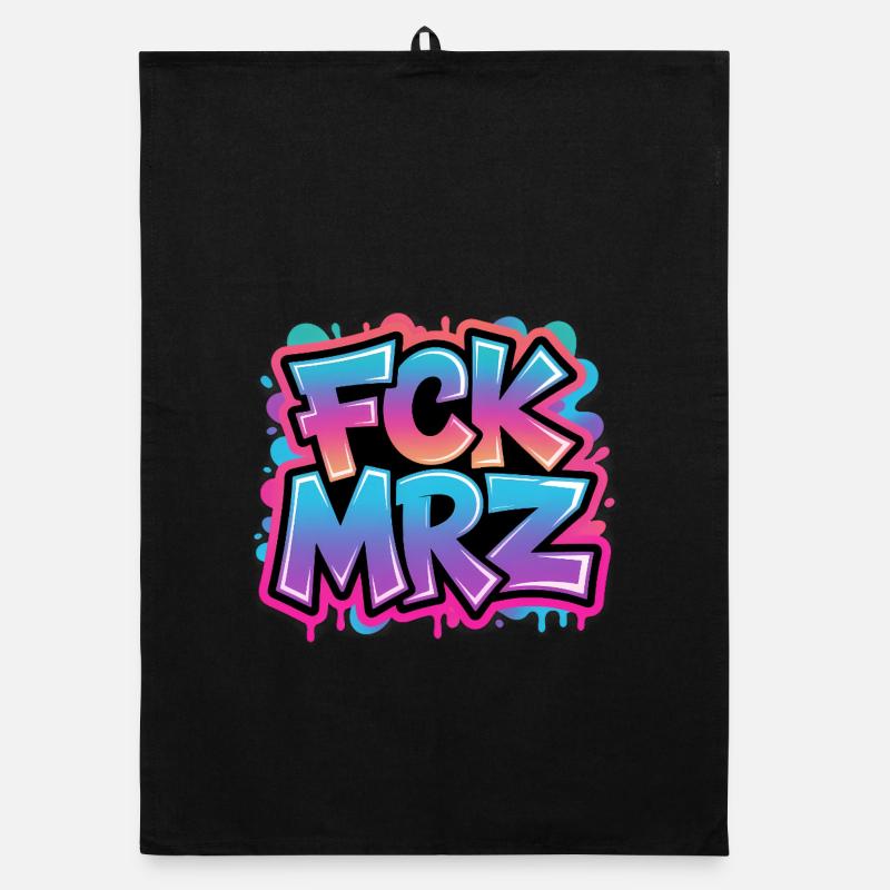 FCK MRZ - Anti CDU Meme Organic Geschirrtuch