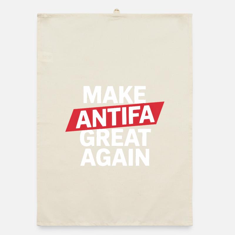 Make Antifa great again - Antifascist Tee Organic dish towel
