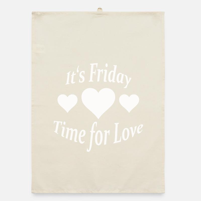 C’EST VENDREDI Torchon bio