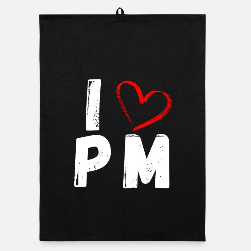 J’adore PM | J’adore PM | Gestion de produit - Torchon bio - noir