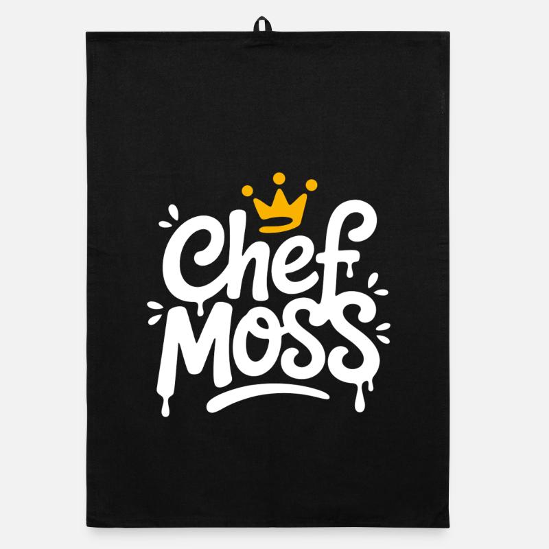 Logo de la couronne Chef Moss Torchon bio