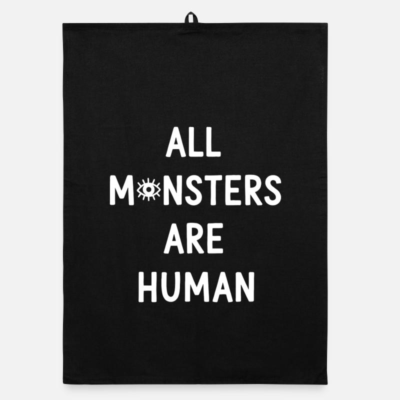 Alle Monster sind Menschen Organic Geschirrtuch