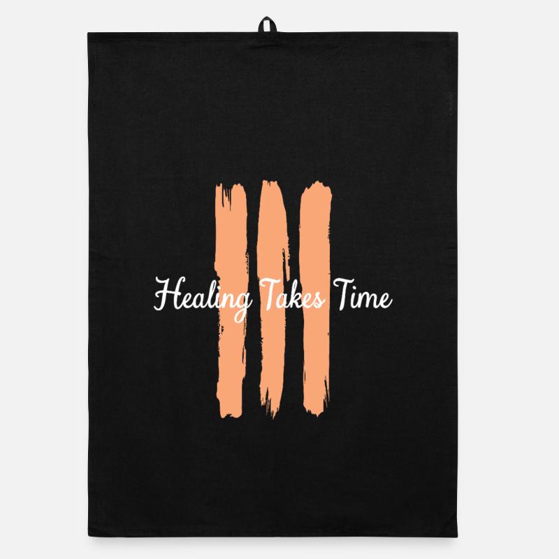 La guérison demande du temps, de la pleine conscience et de la patience Torchon bio