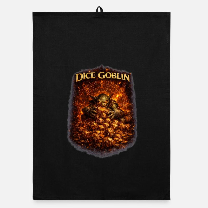 T-shirt Dice Goblin – Dés et jeu de rôle - Torchon bio - noir
