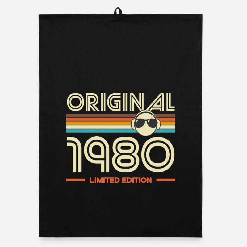Original 1980 Édition Retro Torchon bio