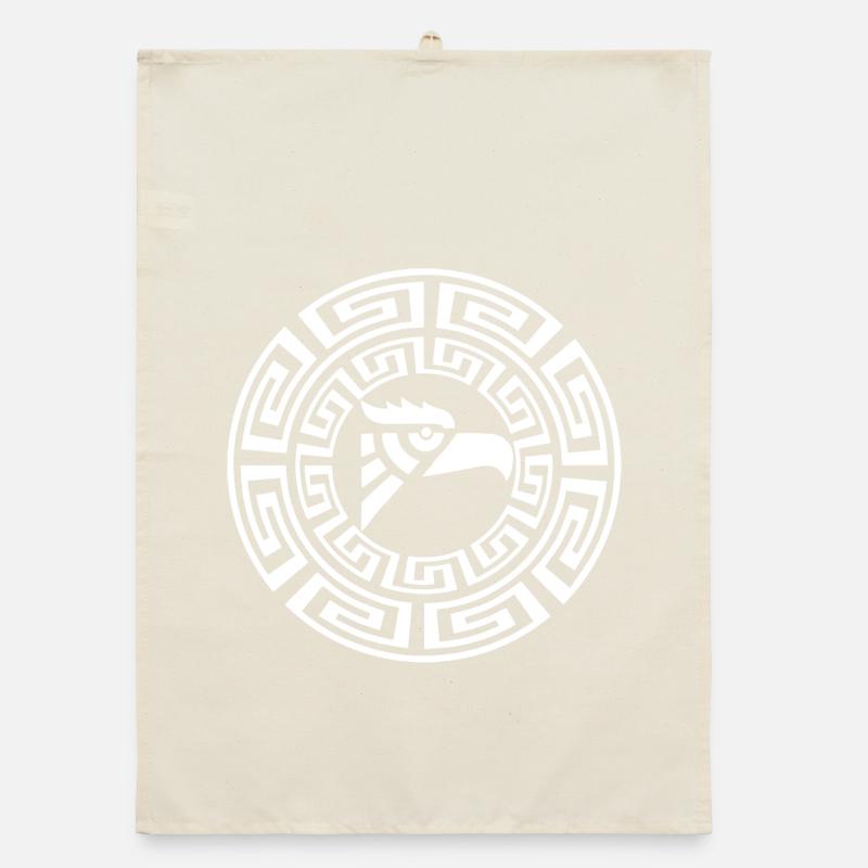 White Eagle Emblem Organic dish towel
