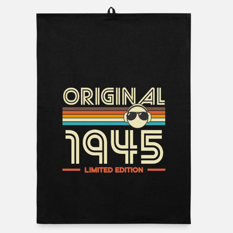 Originale Retro-Edition von 1945 Organic Geschirrtuch