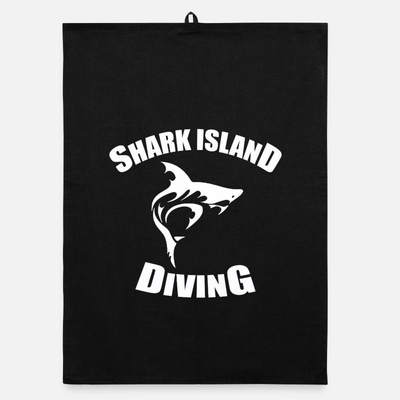 SHARK ISLAND DIVING Organic dish towel