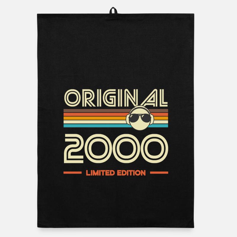 Originale Retro Limited Edition von 2000 Organic Geschirrtuch
