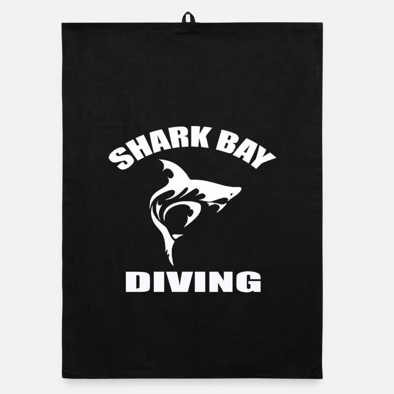 PLONGÉE À SHARK BAY Torchon bio