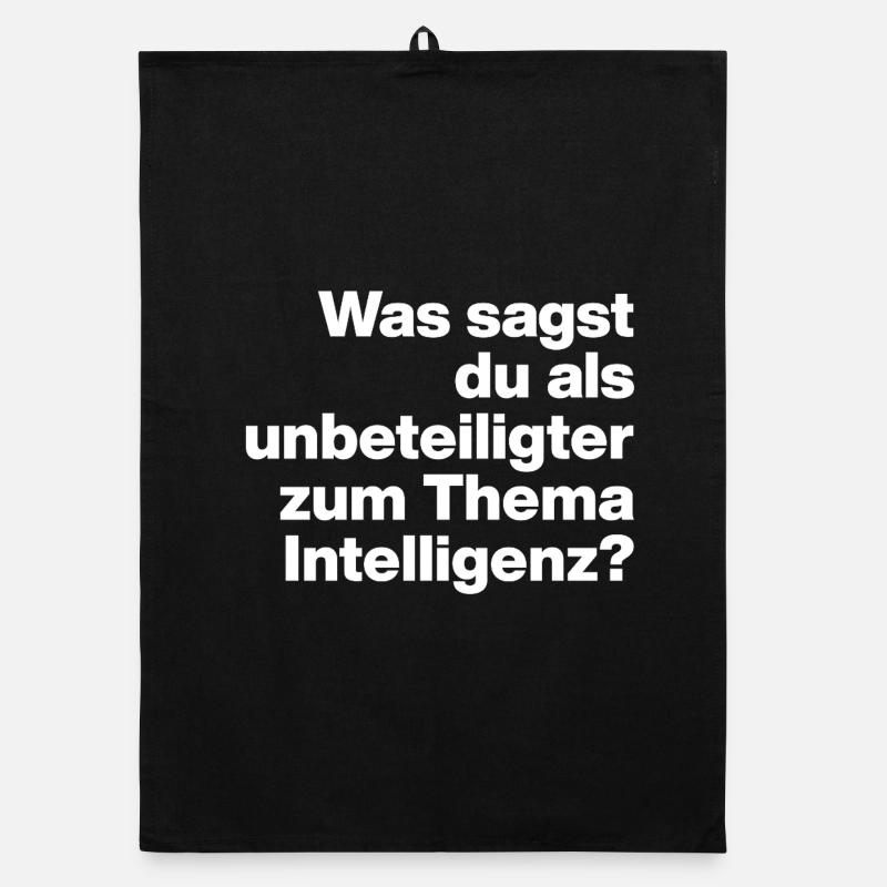 WHAT DO YOU SAY TO INTELLIGENCE AS A BYSTANDER? Organic dish towel