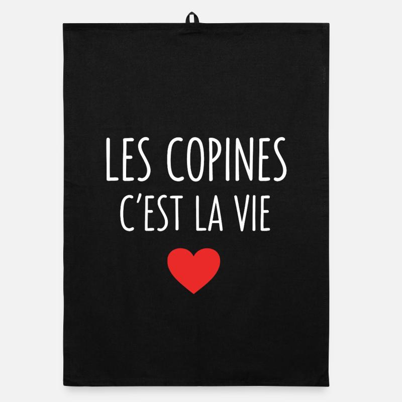 Les Copines C'est Laie Copine Meilleures Amies Torchon bio