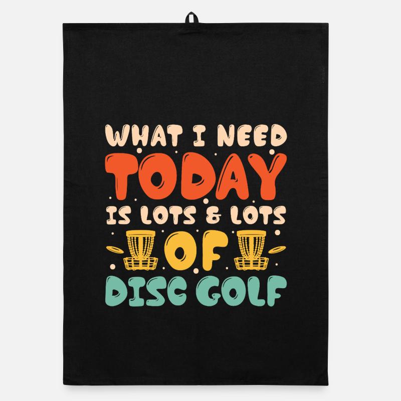 Cadeaux de disc golf Disc Golf Torchon bio