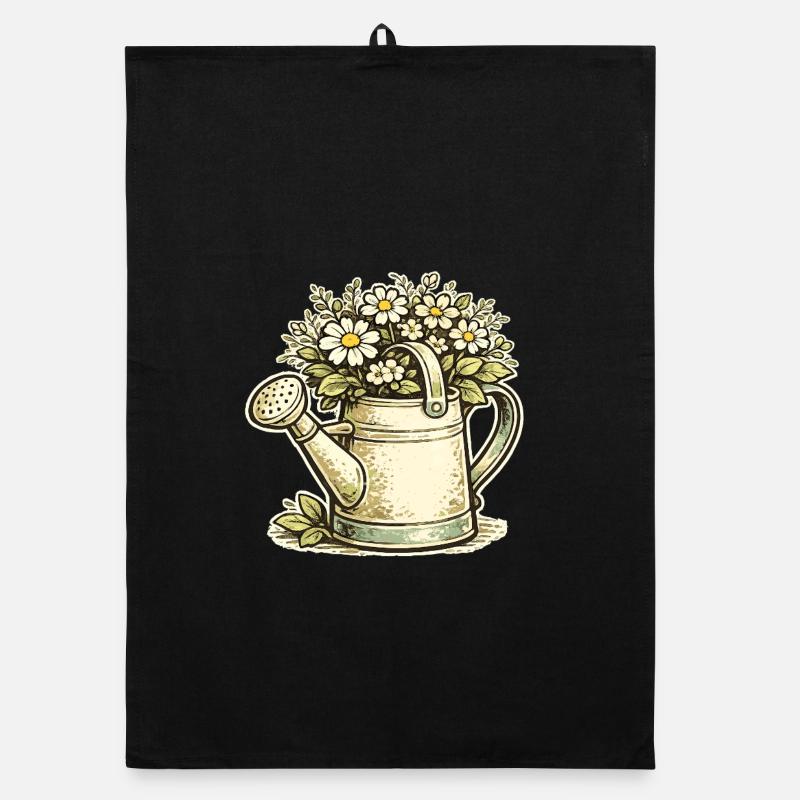 Arrosoir de fleurs vintage Torchon bio