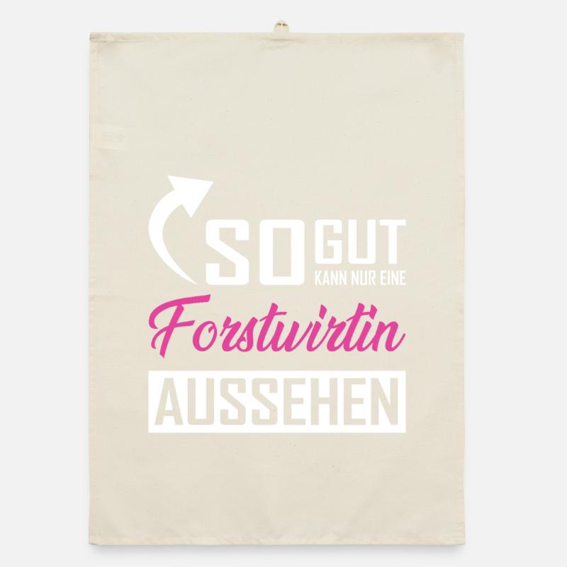 Only a forester can look so good Organic dish towel