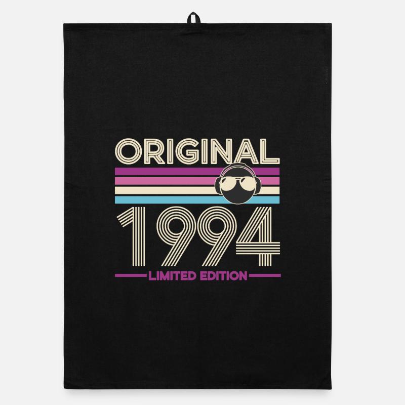 Original 1994 Édition Limité Retro Neon Torchon bio