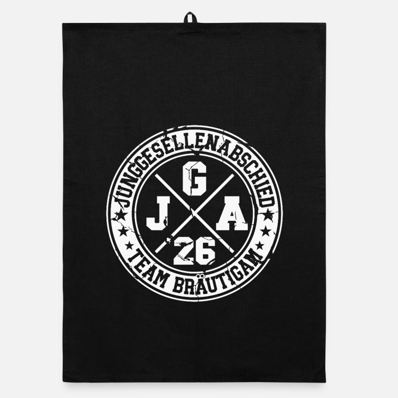 Team Bräutigam JGA 2026 Junggesellenabschied Organic Geschirrtuch