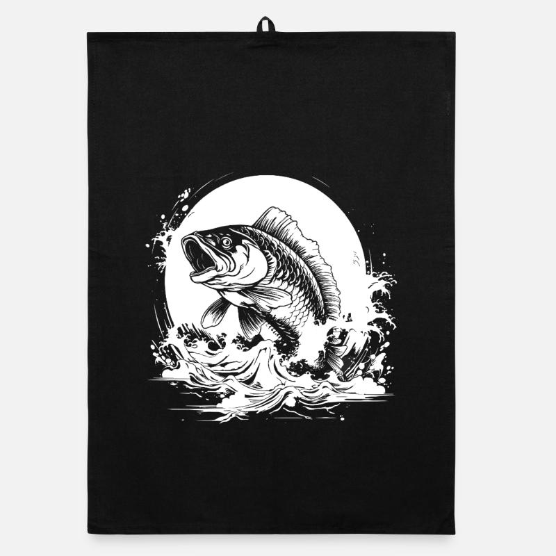 Dessin de pêche Torchon bio