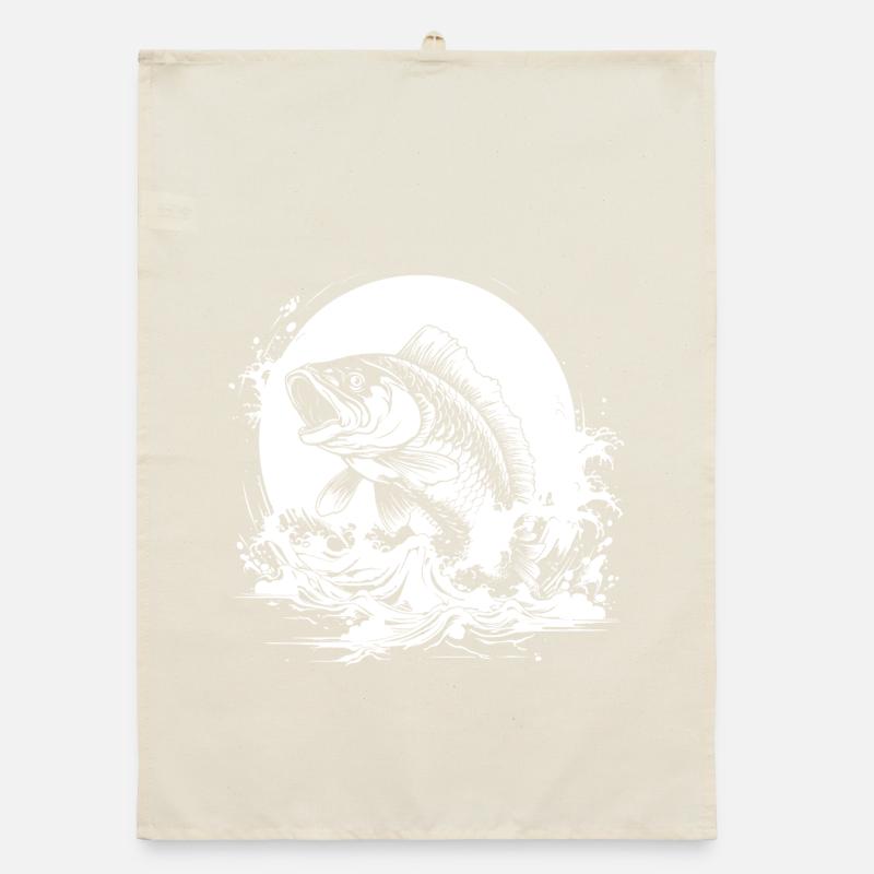 Dessin de pêche Torchon bio