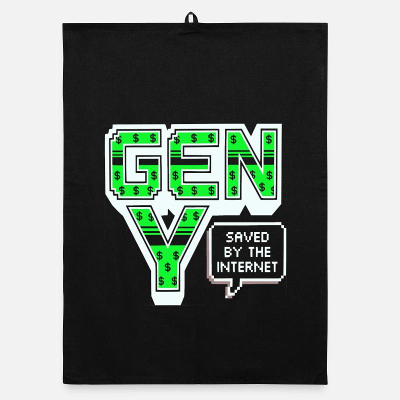 Génération Y, génération Y, Chemise Millennials, sweat à capuche Torchon bio