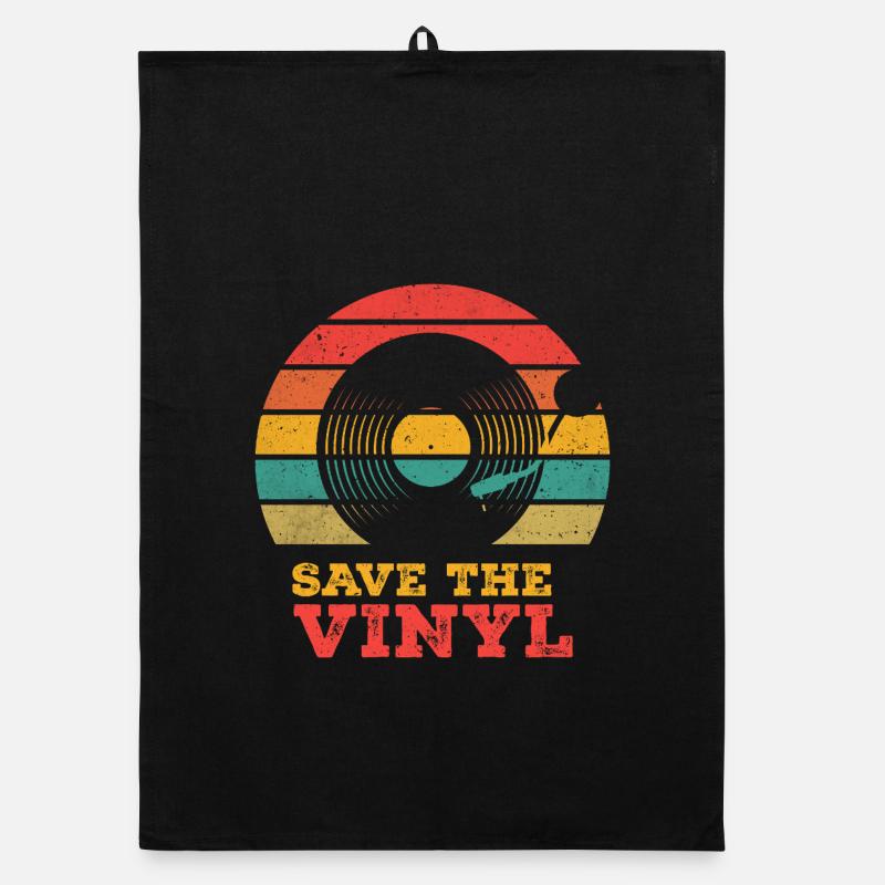 Save the vinyl Organic dish towel