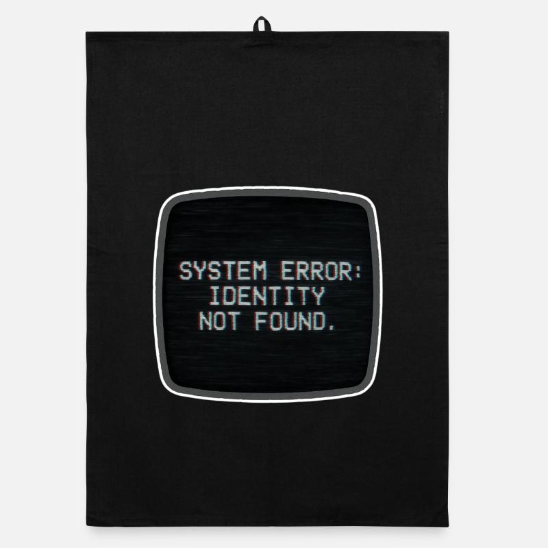System Error Identity Not Found Organic dish towel
