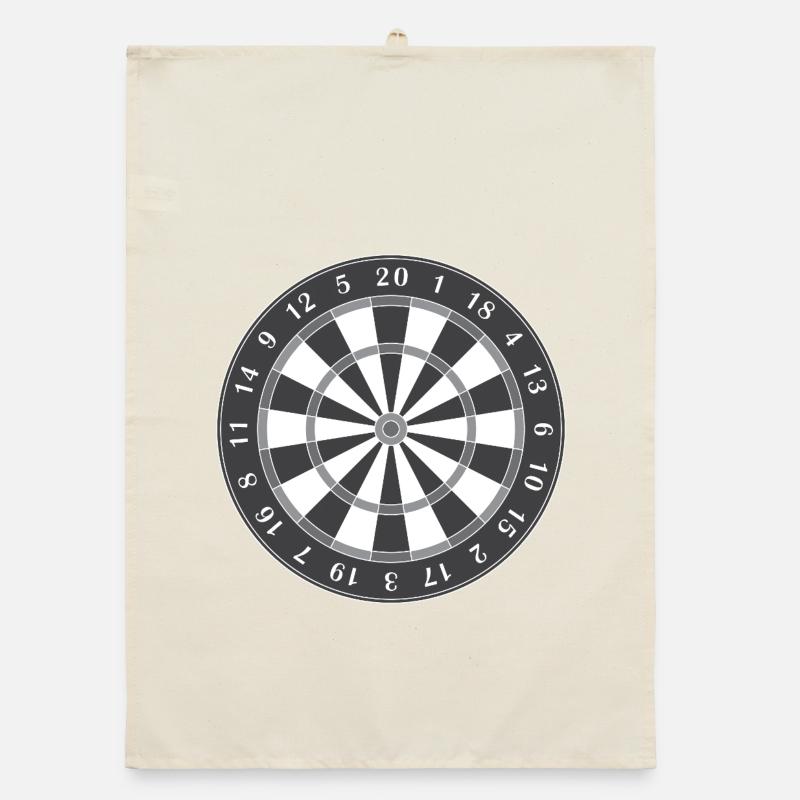 dartboard Organic dish towel