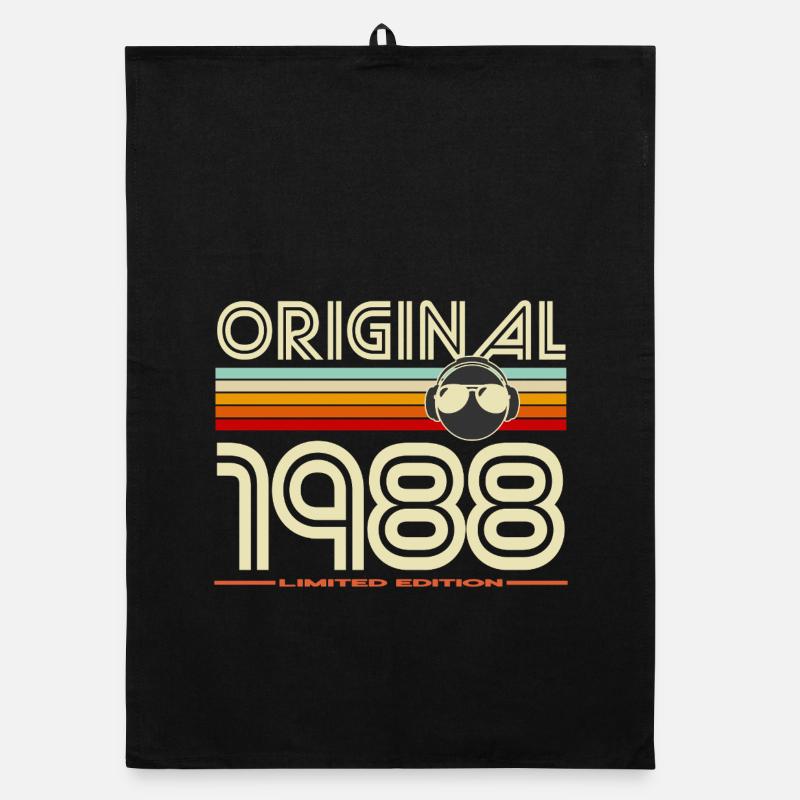Original 1988 Édition Limitée Retro Torchon bio