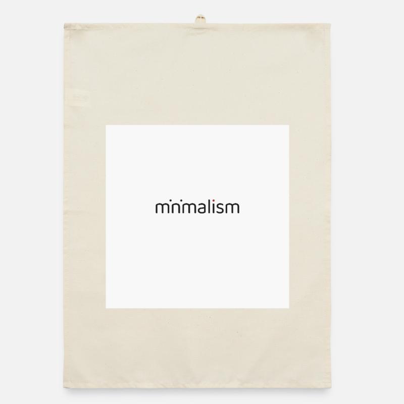 Typographie minimaliste – Conception d’affiche propre Torchon bio