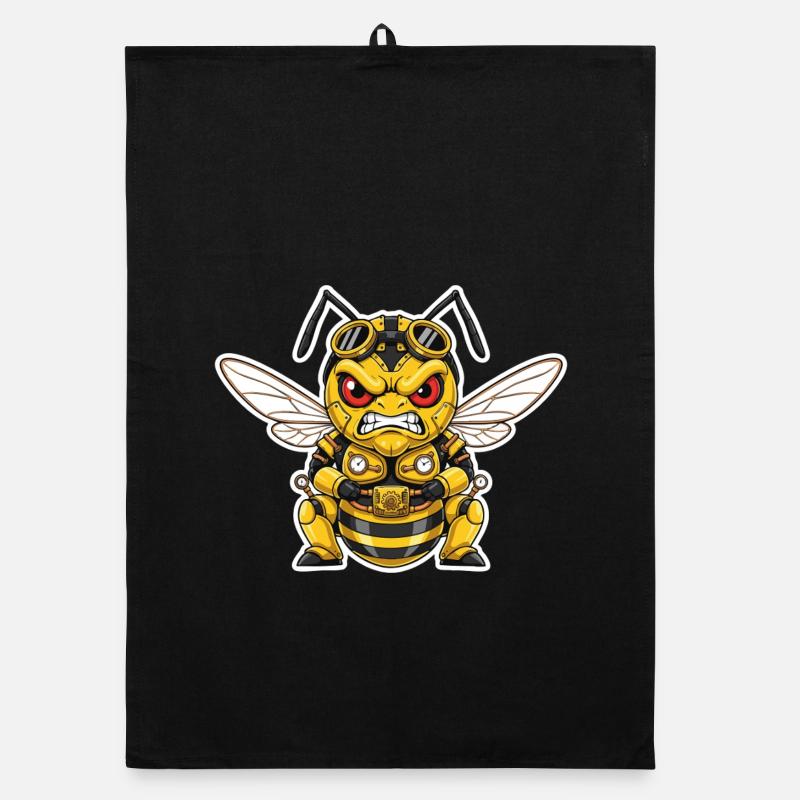 Frelon Steampunk Guerrier Pression et Vapeur Torchon bio