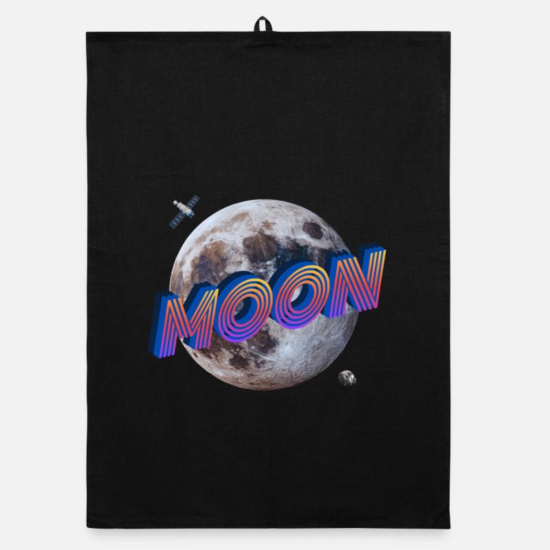 Moon - Outer Space Series Organic dish towel