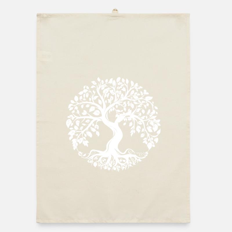 Baum des Lebens Organic Geschirrtuch