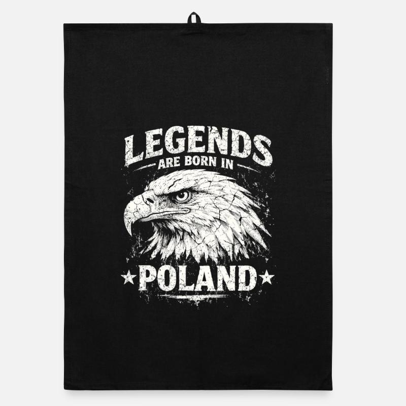 Poland Legend: White Eagle – Pride & Tradition Organic dish towel