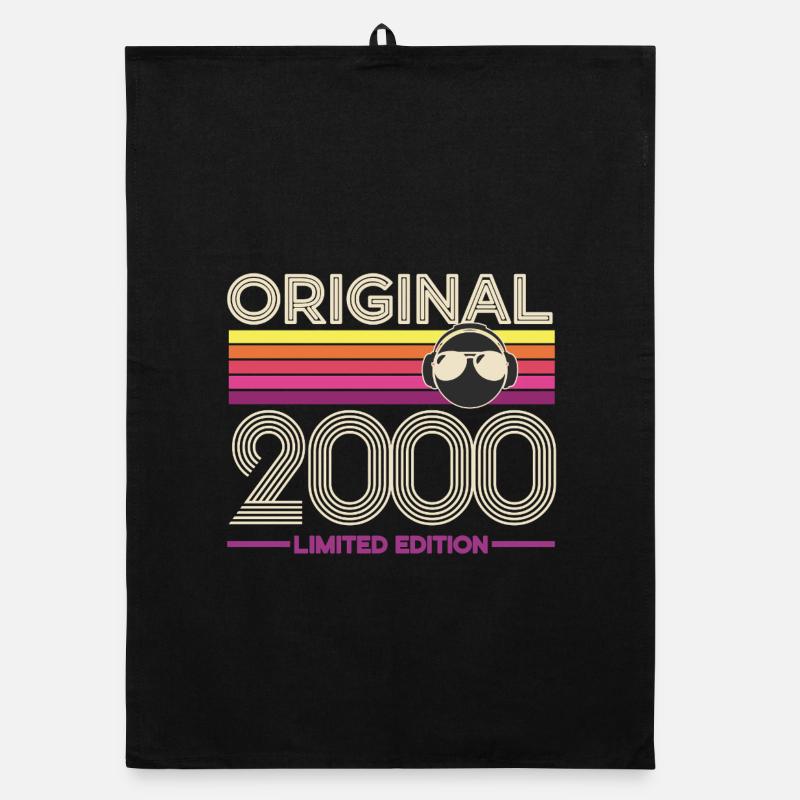 Originale Limited Edition von 2000 Organic Geschirrtuch