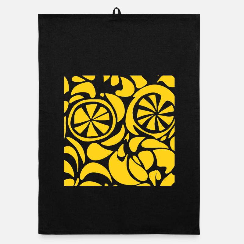 Lemon Pattern Shirt Cute Summer Fruit Aesthetic Organic Geschirrtuch