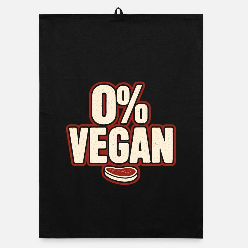 0 % Vegan – Déclaration rétro Torchon bio