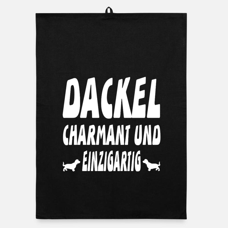 Dackel Organic Geschirrtuch