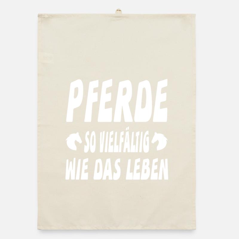 Pferde Organic Geschirrtuch